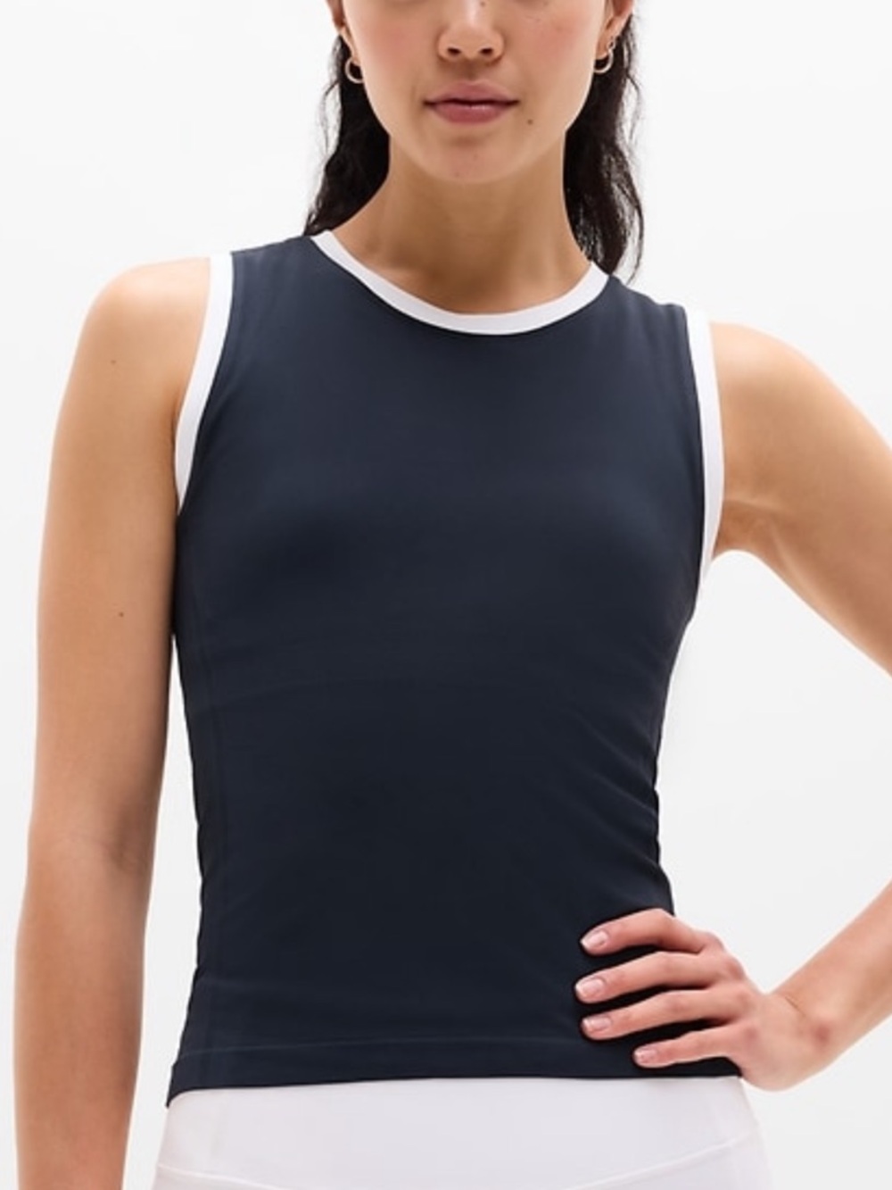 NWTs Athleta Momentum Muscle Tank Navy Size Small